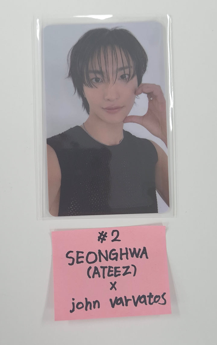 Seong Hwa (Of Ateez) "John Varvatos" - Olive Young Event PVC Photocard [26.01.06]