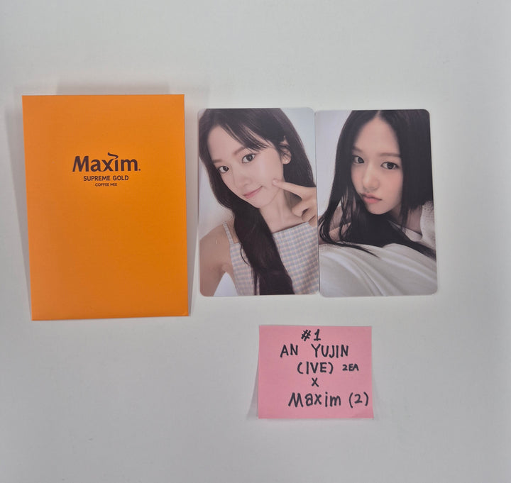 Yujin (of IVE) - Yujin X Maxim Event PVC Photocards Set (2EA) [26.01.06]