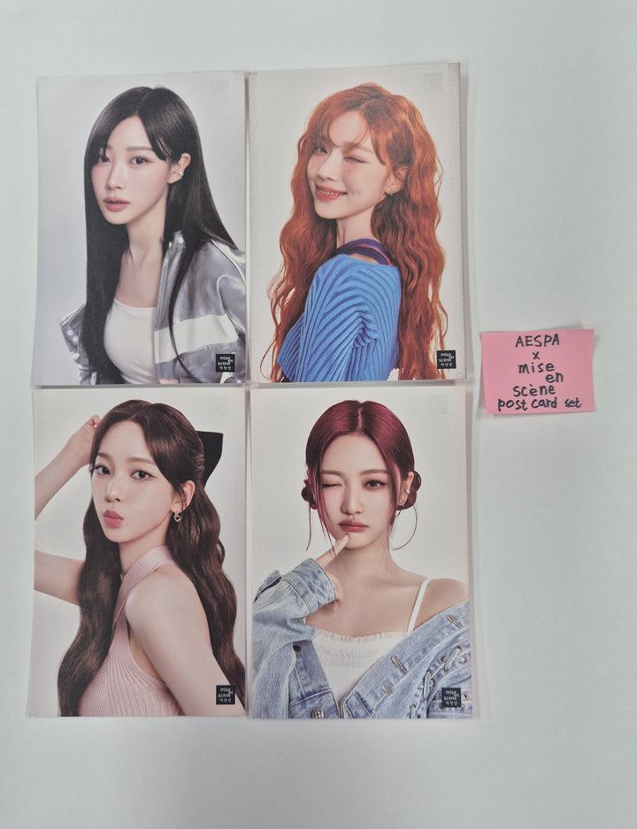 Aespa - Mise En Scene Event Postcard Set (4EA) [26.01.06]