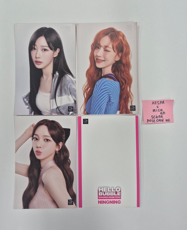 Aespa - Mise En Scene Event Postcard Set (4EA) [26.01.06]