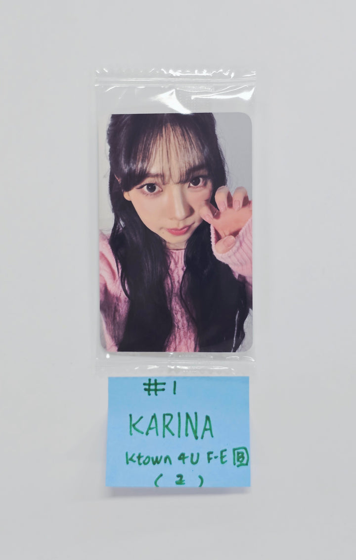 Aespa "Rich Man" - Ktown4U Fansign Event Photocard (BURST Ver.) [26.01.07]