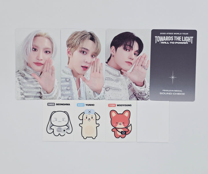 Ateez "Towards The Light" 2025 World Tour - Sound Check Photocard [26.01.07]