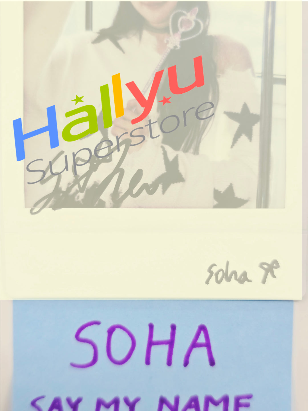 SOHA (of SAY MY NAME) - Hand Autographed(Signed) Polaroid [26.01.07]