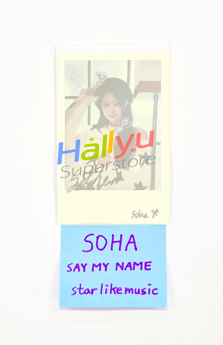 SOHA (of SAY MY NAME) - Hand Autographed(Signed) Polaroid [26.01.07]