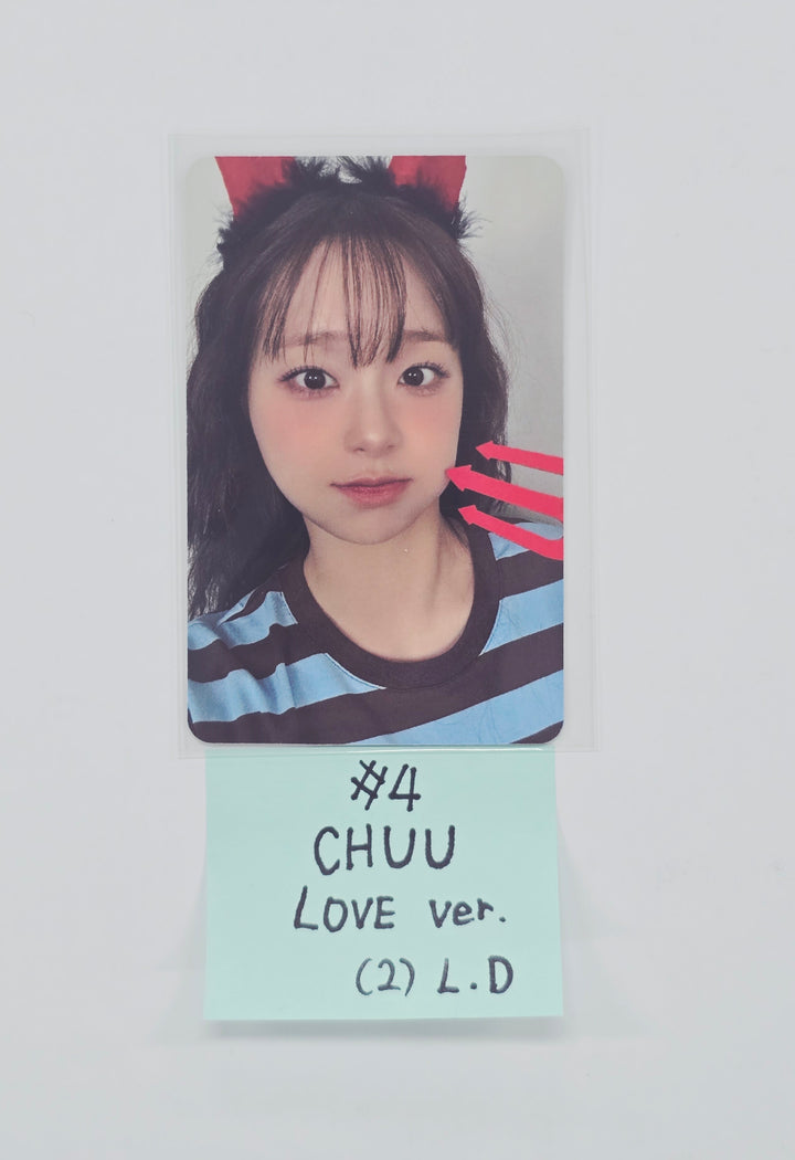 CHUU The First Album "XO, My Cyberlove" - OLIVEYOUNG Lucky Draw Event Photocard (Cyber, Love, Platform Ver.) [26.01.08]