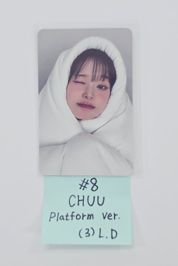 CHUU The First Album "XO, My Cyberlove" - OLIVEYOUNG Lucky Draw Event Photocard (Cyber, Love, Platform Ver.) [26.01.08]
