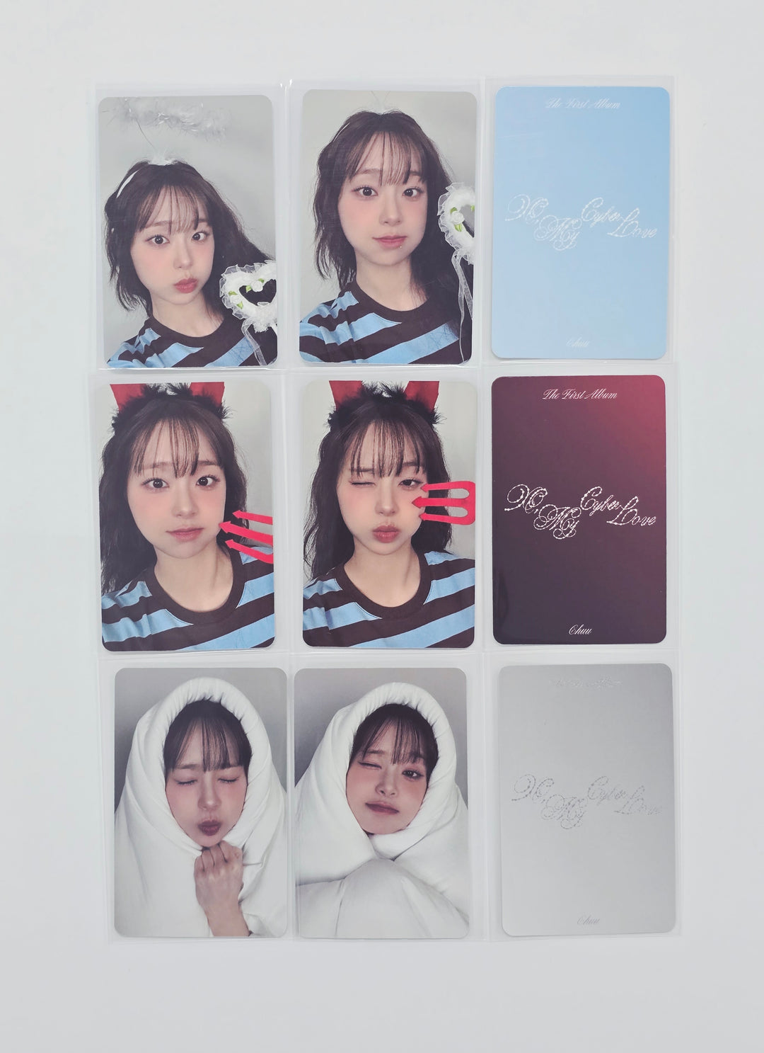 CHUU The First Album "XO, My Cyberlove" - OLIVEYOUNG Lucky Draw Event Photocard (Cyber, Love, Platform Ver.) [26.01.08]