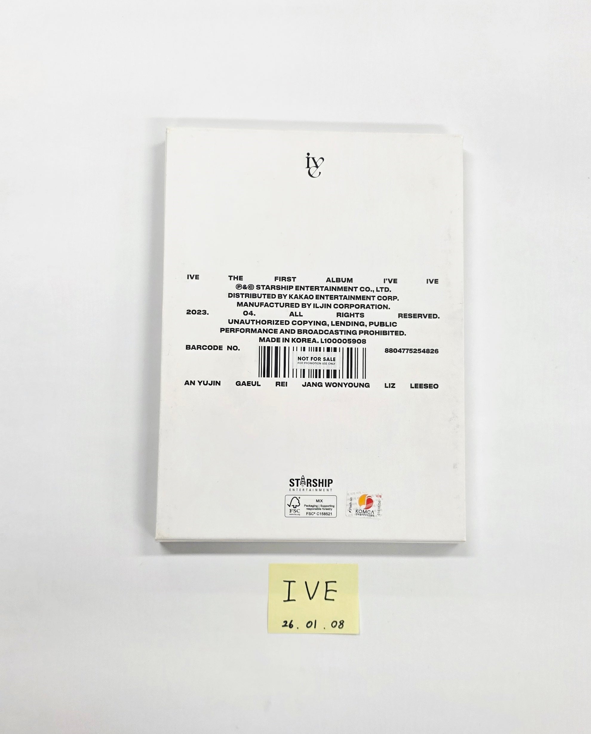 IVE　プロモアルバム　非売品　サイン入り　I’VE　I HAVE① IVE 