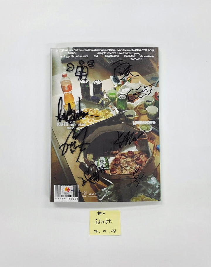 IDNTT "yesweare" - Hand Autographed(Signed) Promo Album [26.01.08]