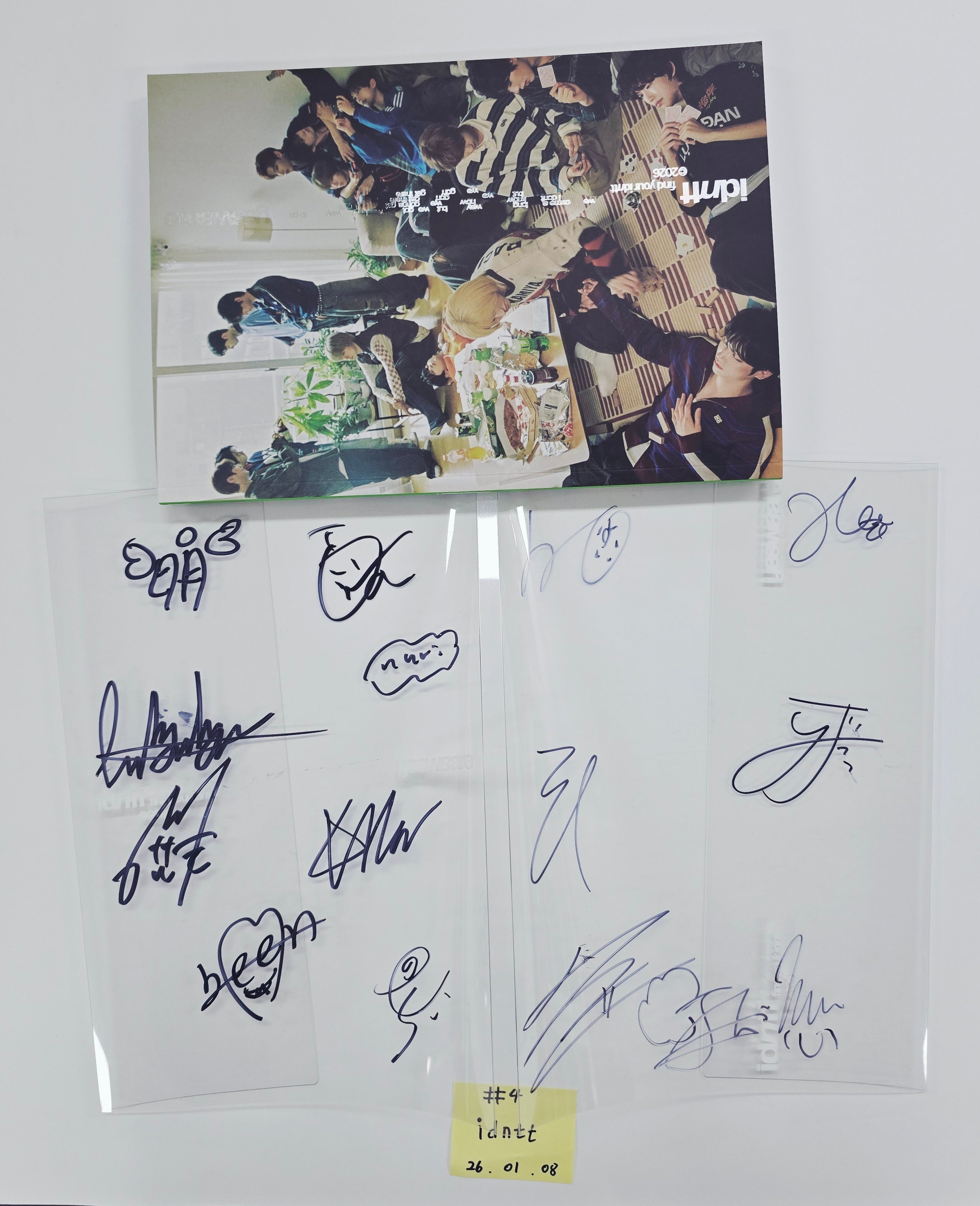 ★非売品◆直筆サインCD＆報道資料◆idntt◆yesweare◆国内発送 IDNTT 