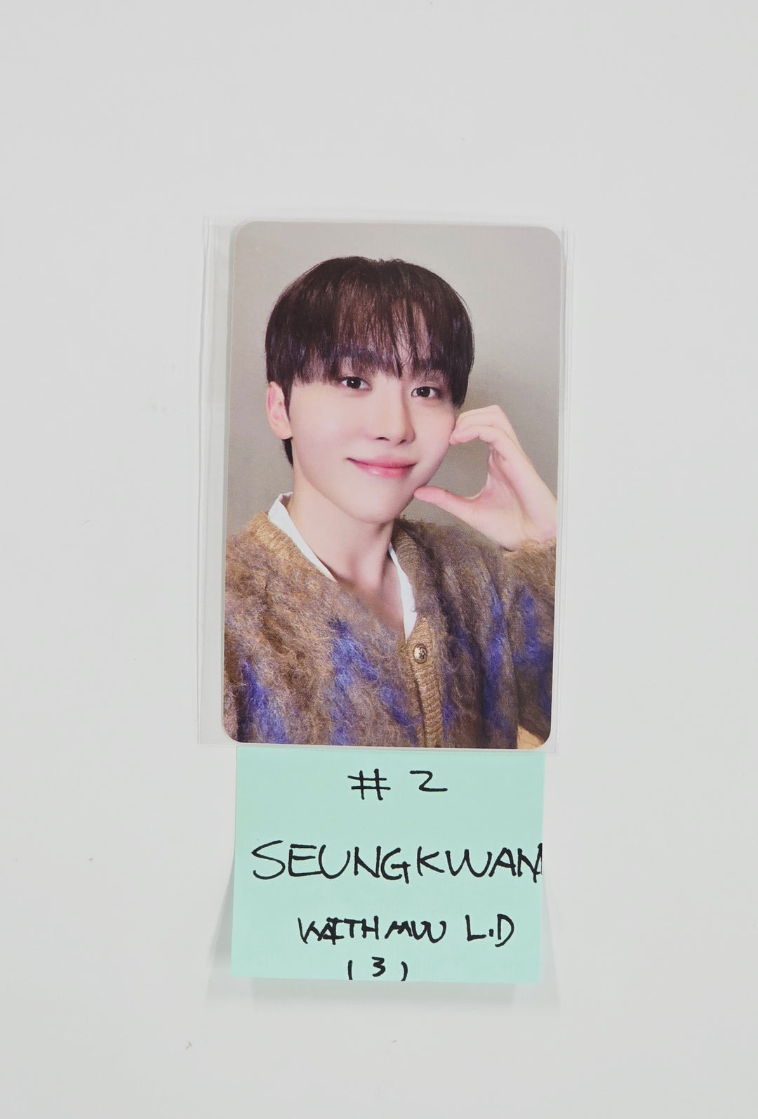 DK X SEUNGKWAN "소야곡" - Withmuu Lucky Draw Event Photocard [26.01.13]