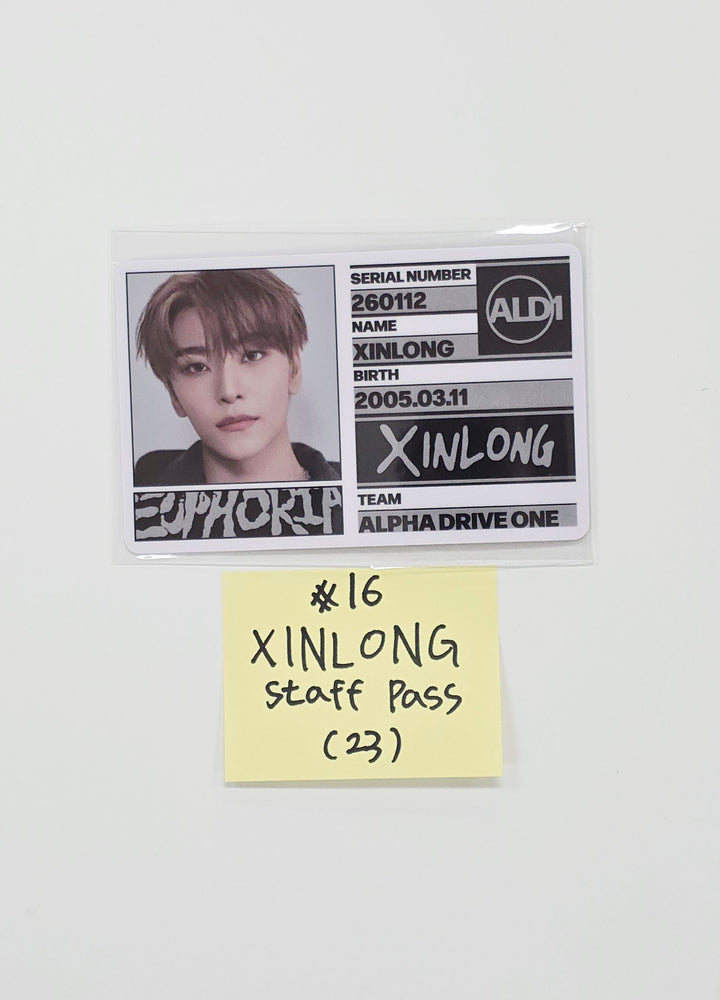 ALPHA DRIVE ONE "EUPHORIA" - Official Photocard, Staff Pass Photocard (Freak Alarm ver.) [26.01.13]