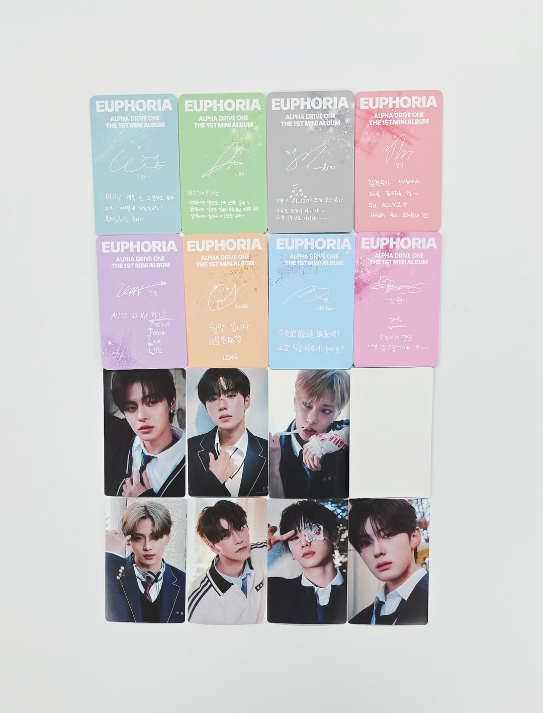 ALPHA DRIVE ONE "EUPHORIA" - Official Photocard, Card Sticker (Jewel Case Ver.) [26.01.13]