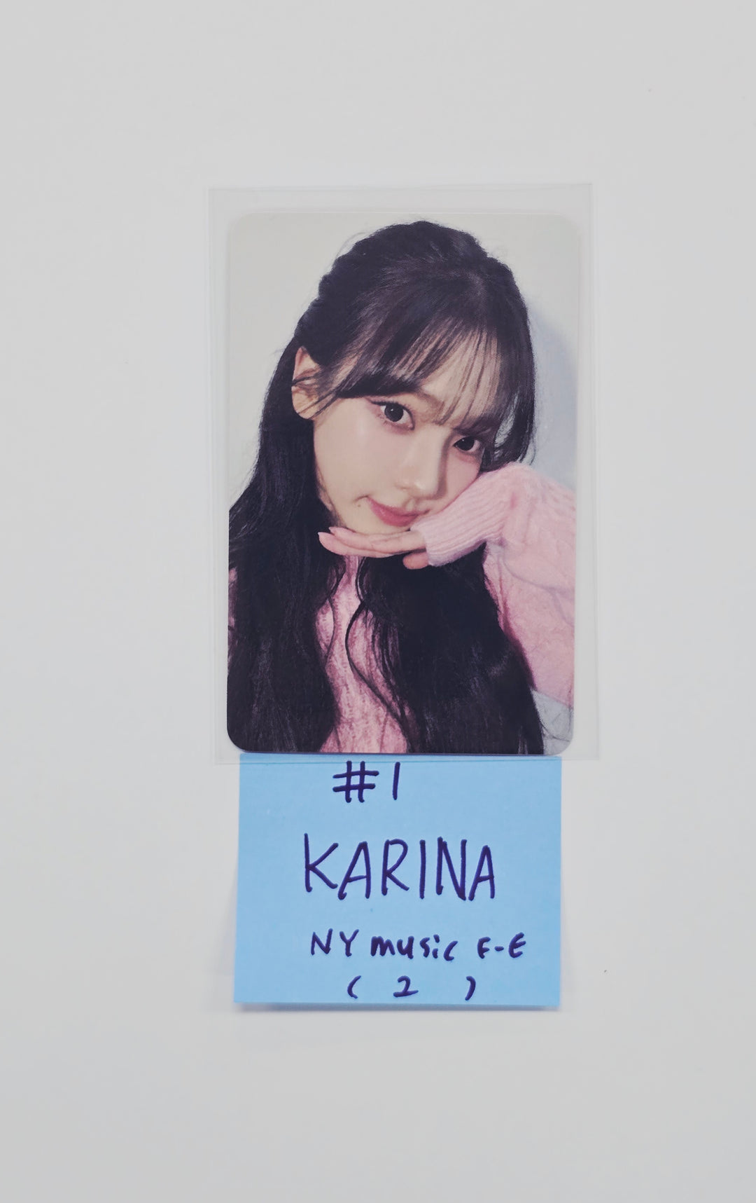 Aespa "Rich Man" - NY Music Fansign Event Photocard (BURST Ver.) [26.01.14]