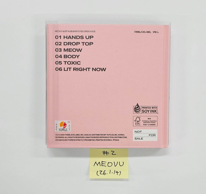 NMIXX "Blue Valentine" & MEOVV 1st EP "MY EYES OPEN VVIDE’" - Hand Autograhped(Signed) Album [26.1.14]