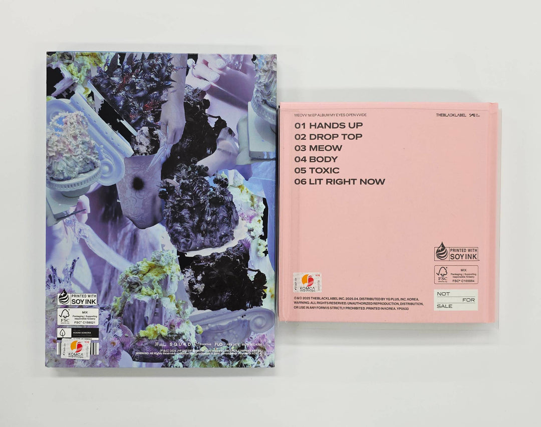 NMIXX "Blue Valentine" & MEOVV 1st EP "MY EYES OPEN VVIDE’" - Hand Autograhped(Signed) Album [26.1.14]