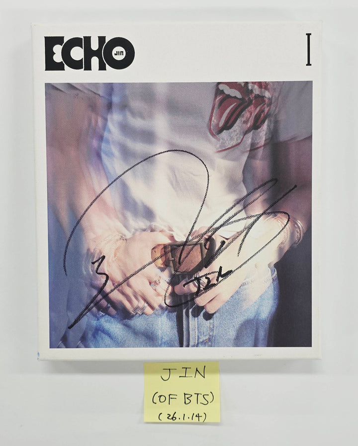 JIN (Of BTS) "Echo" - Hand Autographed(Signed) Promo Album [26.1.14]