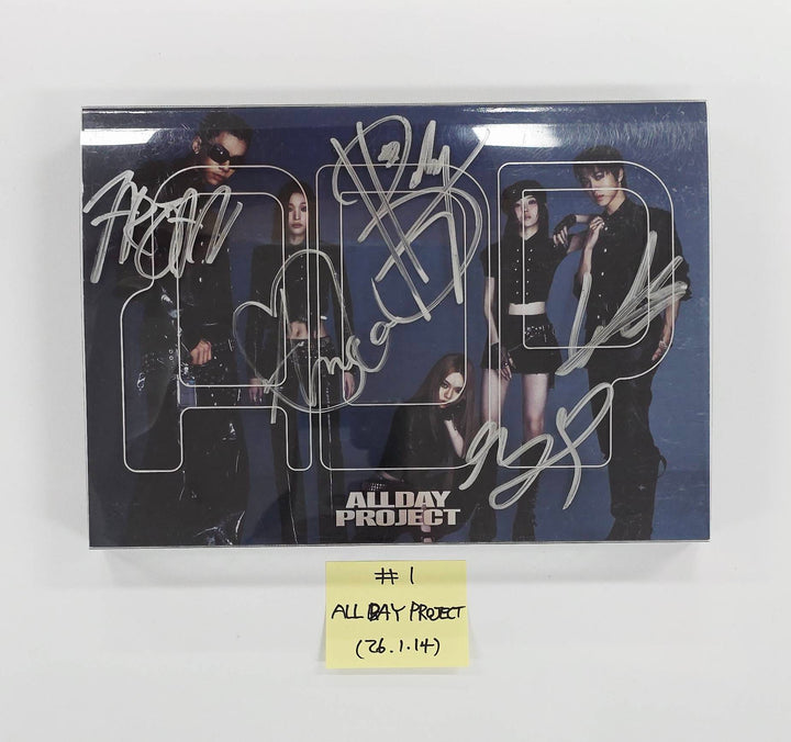 ALL DAY PROJECT "ALL DAY PROJECT", NEXZ "Beat-Boxer" - Hand Autographed(Signed) Promo Album [26.1.14]