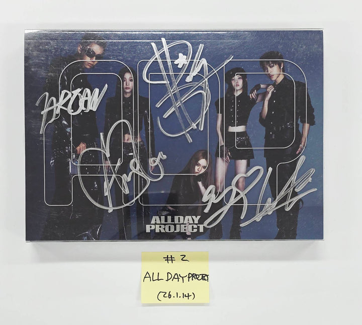 ALL DAY PROJECT "ALL DAY PROJECT", NEXZ "Beat-Boxer" - Hand Autographed(Signed) Promo Album [26.1.14]