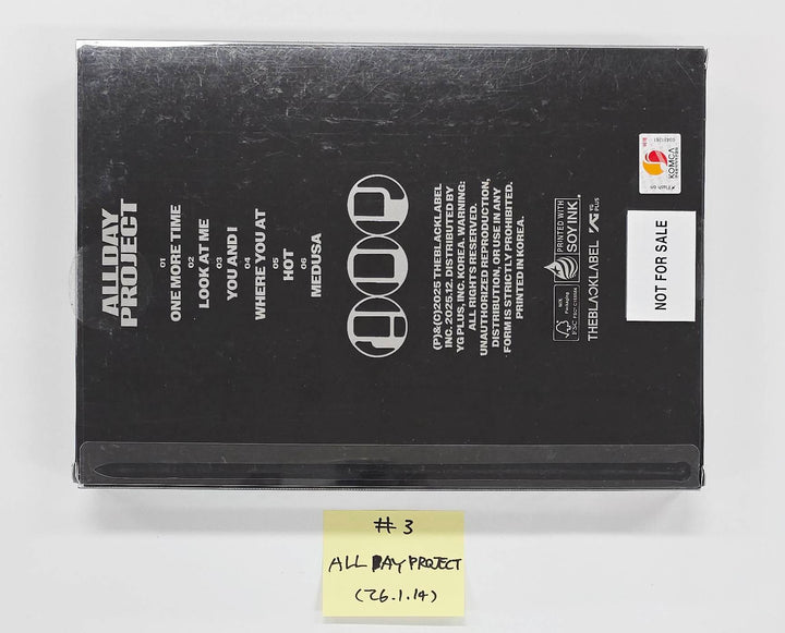 ALL DAY PROJECT "ALL DAY PROJECT", NEXZ "Beat-Boxer" - Hand Autographed(Signed) Promo Album [26.1.14]