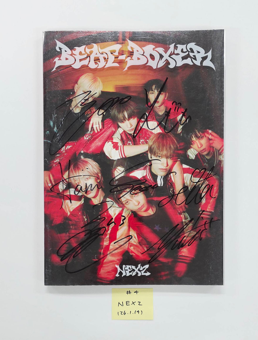 ALL DAY PROJECT "ALL DAY PROJECT", NEXZ "Beat-Boxer" - Hand Autographed(Signed) Promo Album [26.1.14]