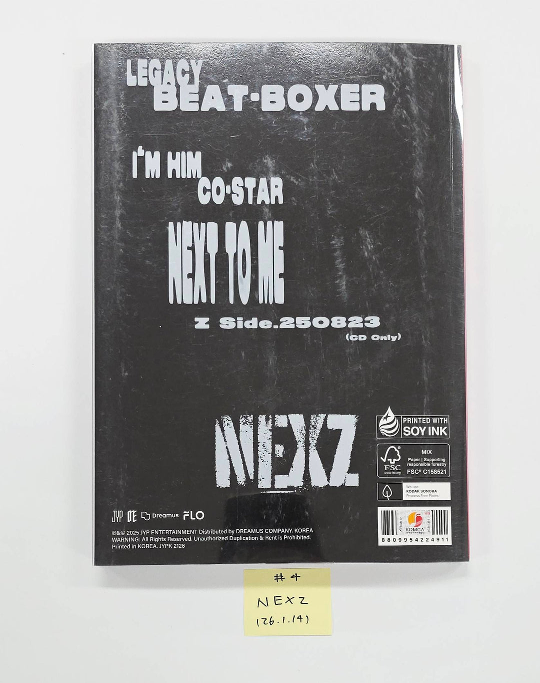ALL DAY PROJECT "ALL DAY PROJECT", NEXZ "Beat-Boxer" - Hand Autographed(Signed) Promo Album [26.1.14]