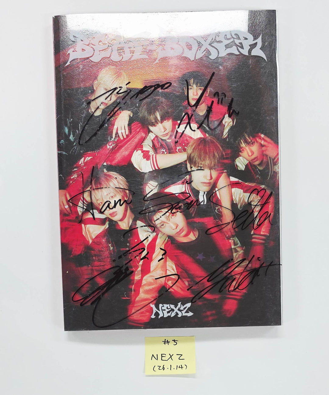 ALL DAY PROJECT "ALL DAY PROJECT", NEXZ "Beat-Boxer" - Hand Autographed(Signed) Promo Album [26.1.14]