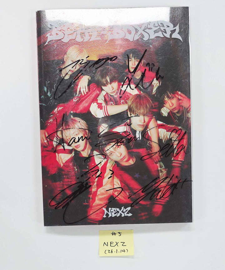 ALL DAY PROJECT "ALL DAY PROJECT", NEXZ "Beat-Boxer" - Hand Autographed(Signed) Promo Album [26.1.14]