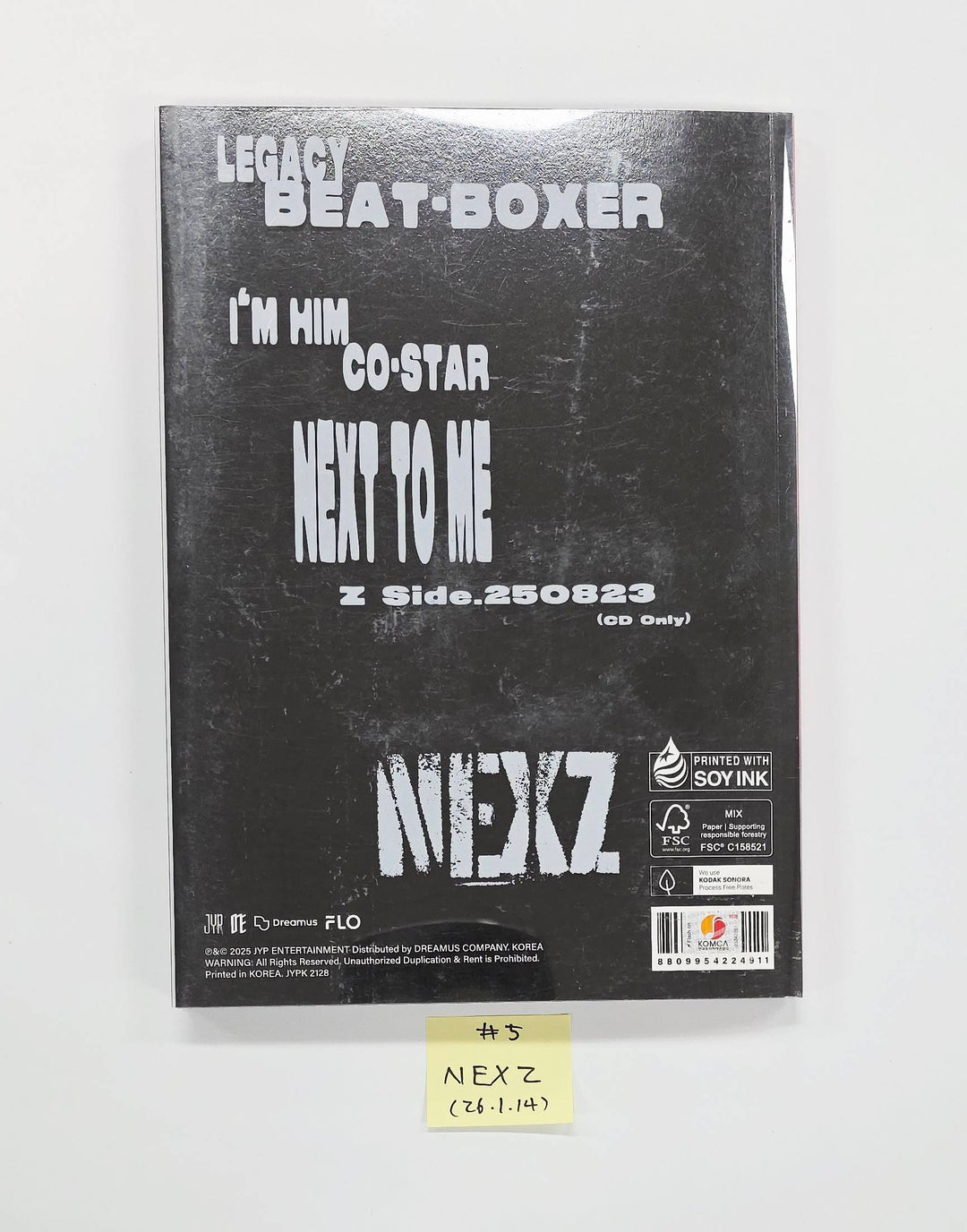 ALL DAY PROJECT "ALL DAY PROJECT", NEXZ "Beat-Boxer" - Hand Autographed(Signed) Promo Album [26.1.14]