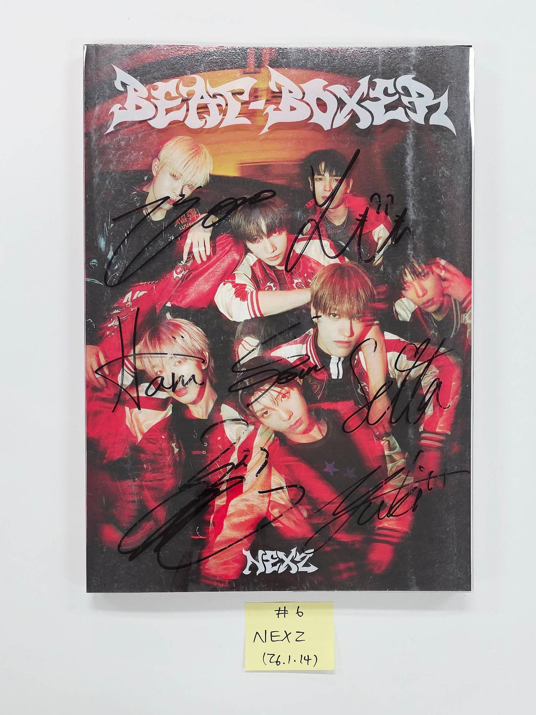 ALL DAY PROJECT "ALL DAY PROJECT", NEXZ "Beat-Boxer" - Hand Autographed(Signed) Promo Album [26.1.14]