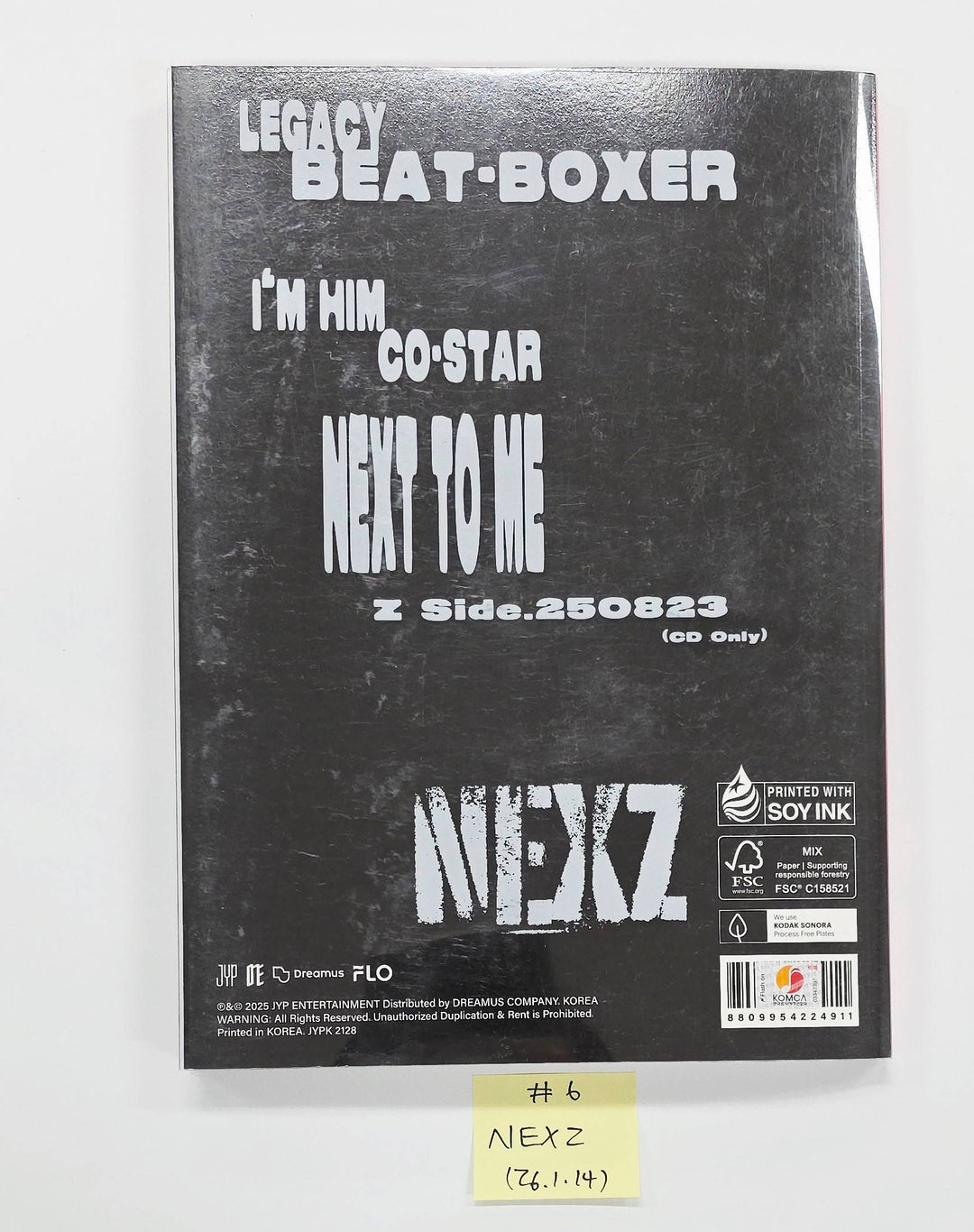 ALL DAY PROJECT "ALL DAY PROJECT", NEXZ "Beat-Boxer" - Hand Autographed(Signed) Promo Album [26.1.14]