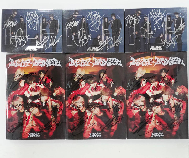 ALL DAY PROJECT "ALL DAY PROJECT", NEXZ "Beat-Boxer" - Hand Autographed(Signed) Promo Album [26.1.14]