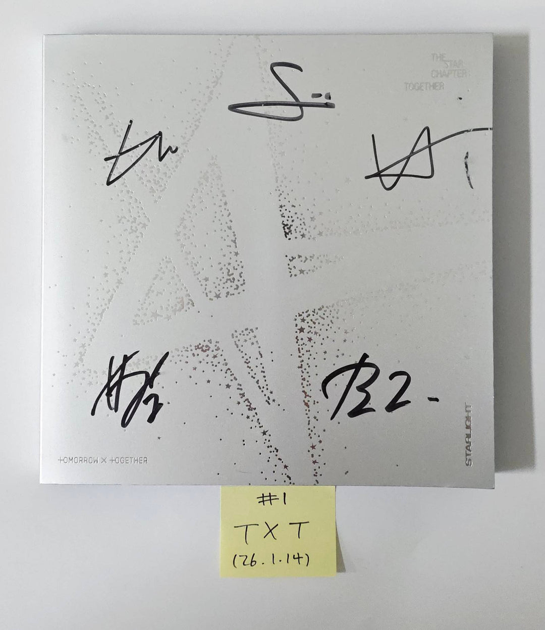 TXT "TOGETHER & SANCTUARY" - Hand Autographed(Signed) Promo Album [26.1.14]