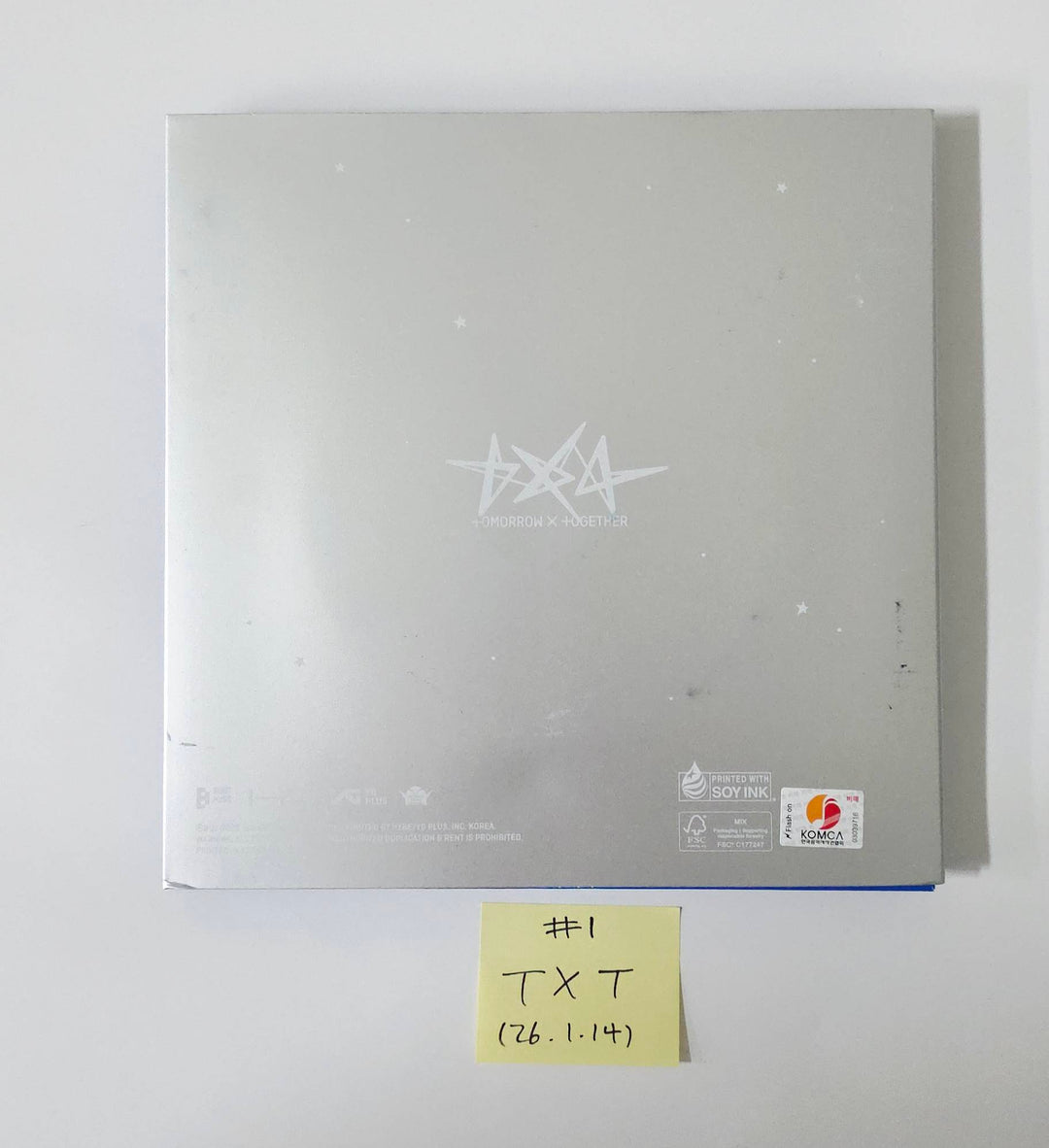 TXT "TOGETHER & SANCTUARY" - Hand Autographed(Signed) Promo Album [26.1.14]