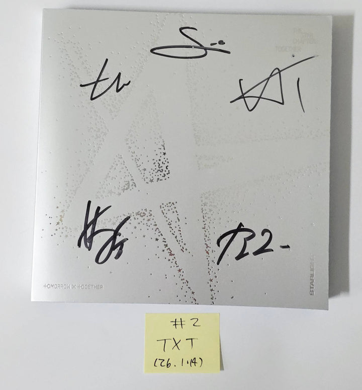 TXT "TOGETHER & SANCTUARY" - Hand Autographed(Signed) Promo Album [26.1.14]