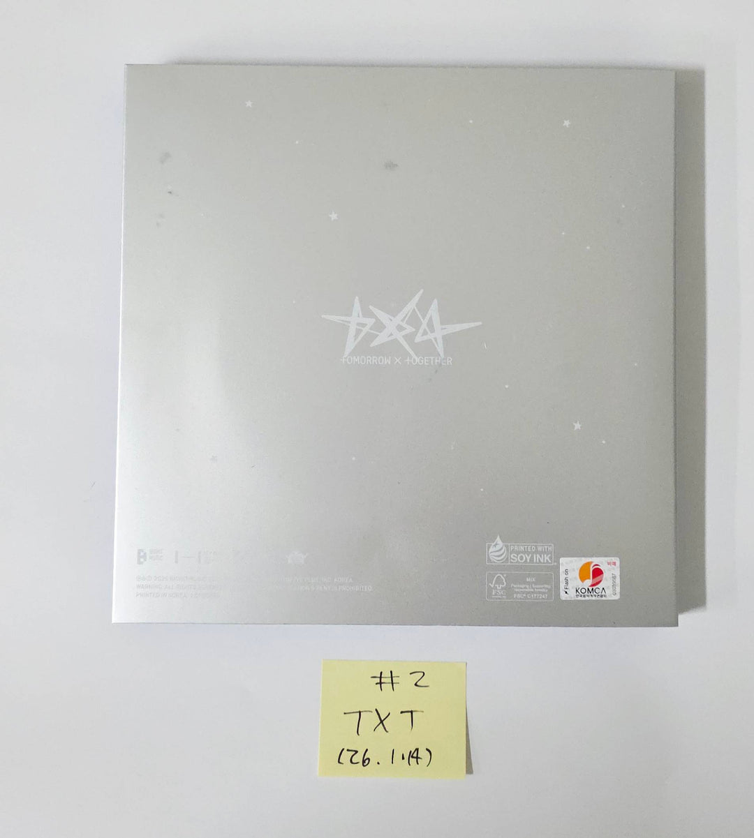 TXT "TOGETHER & SANCTUARY" - Hand Autographed(Signed) Promo Album [26.1.14]
