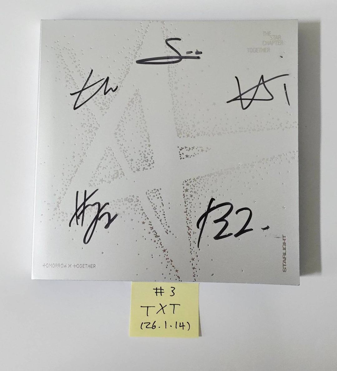 TXT "TOGETHER & SANCTUARY" - Hand Autographed(Signed) Promo Album [26.1.14]