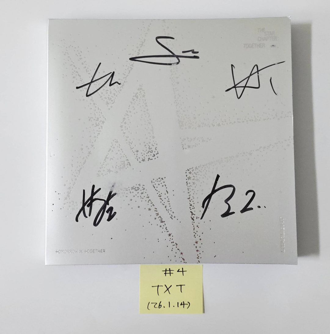 TXT "TOGETHER & SANCTUARY" - Hand Autographed(Signed) Promo Album [26.1.14]