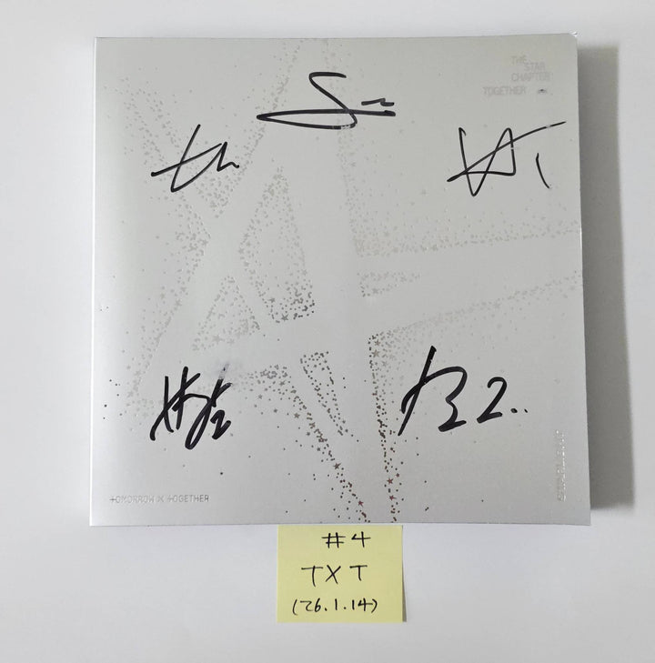 TXT "TOGETHER & SANCTUARY" - Hand Autographed(Signed) Promo Album [26.1.14]