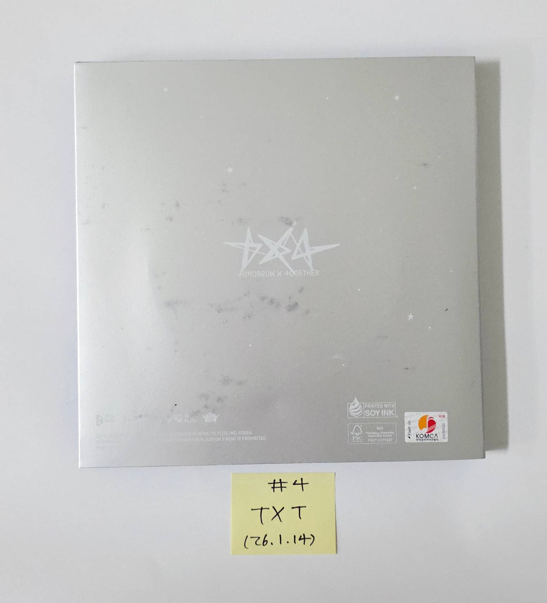 TXT "TOGETHER & SANCTUARY" - Hand Autographed(Signed) Promo Album [26.1.14]