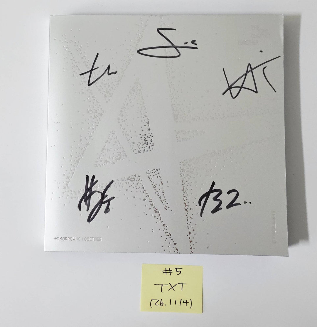 TXT "TOGETHER & SANCTUARY" - Hand Autographed(Signed) Promo Album [26.1.14]