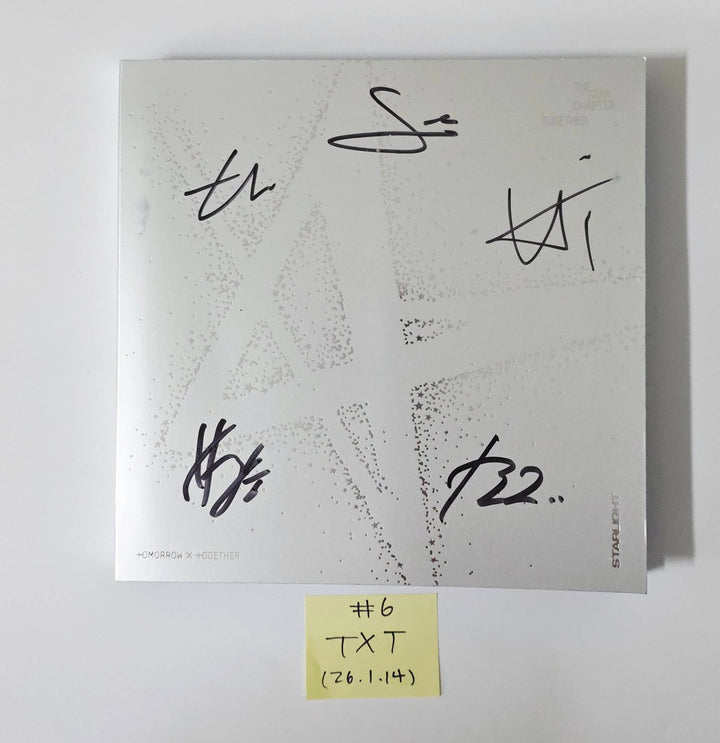 TXT "TOGETHER & SANCTUARY" - Hand Autographed(Signed) Promo Album [26.1.14]