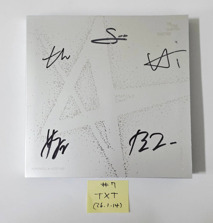TXT "TOGETHER & SANCTUARY" - Hand Autographed(Signed) Promo Album [26.1.14]