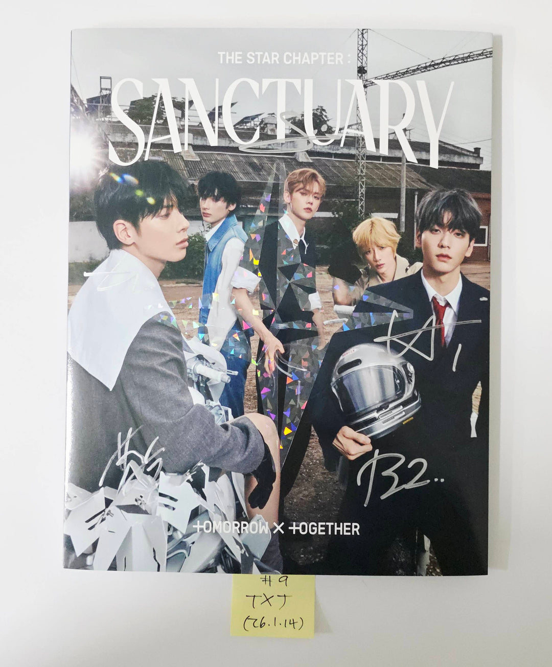 TXT "TOGETHER & SANCTUARY" - Hand Autographed(Signed) Promo Album [26.1.14]
