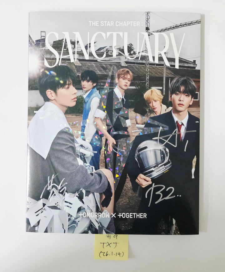 TXT "TOGETHER & SANCTUARY" - Hand Autographed(Signed) Promo Album [26.1.14]