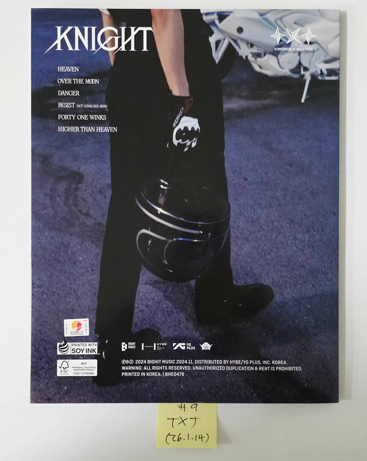 TXT "TOGETHER & SANCTUARY" - Hand Autographed(Signed) Promo Album [26.1.14]