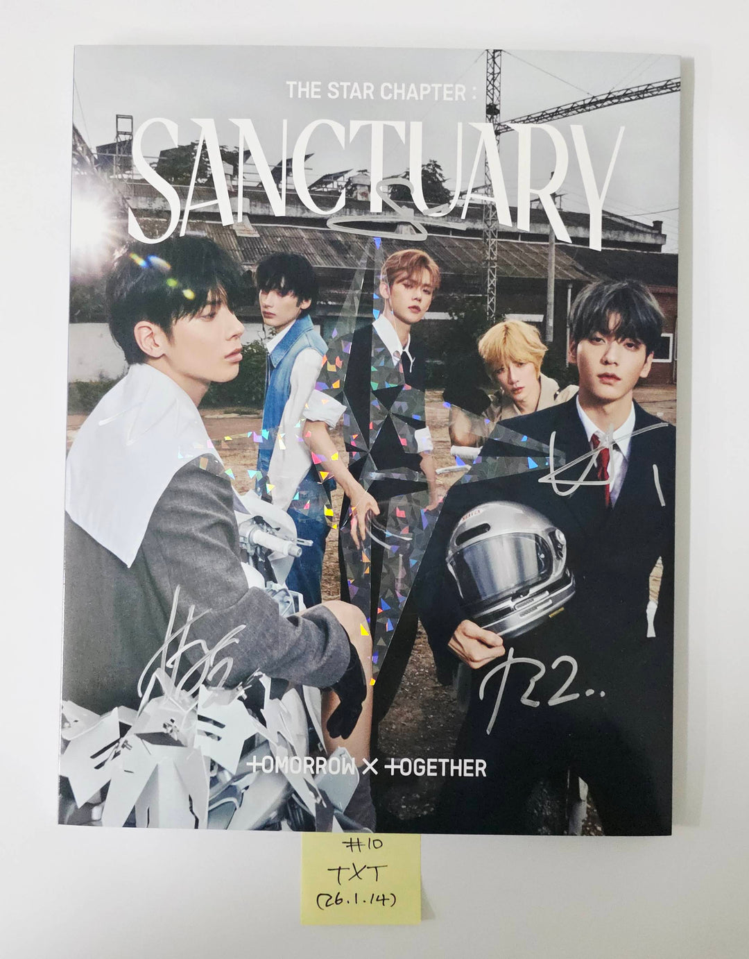 TXT "TOGETHER & SANCTUARY" - Hand Autographed(Signed) Promo Album [26.1.14]
