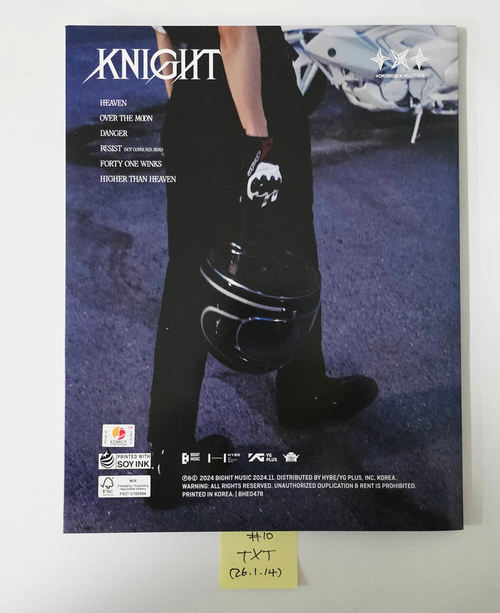 TXT "TOGETHER & SANCTUARY" - Hand Autographed(Signed) Promo Album [26.1.14]