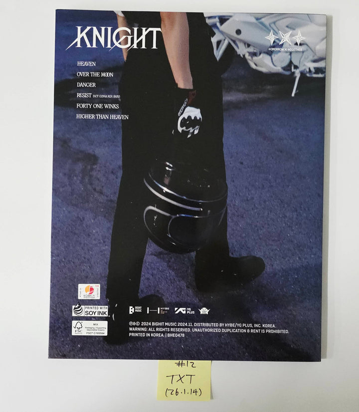 TXT "TOGETHER & SANCTUARY" - Hand Autographed(Signed) Promo Album [26.1.14]