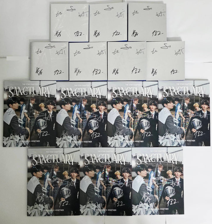 TXT "TOGETHER & SANCTUARY" - Hand Autographed(Signed) Promo Album [26.1.14]